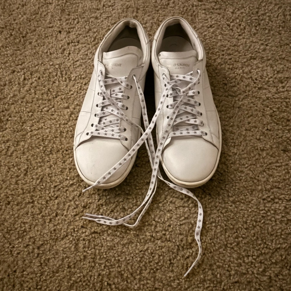 YSL white sneakers
